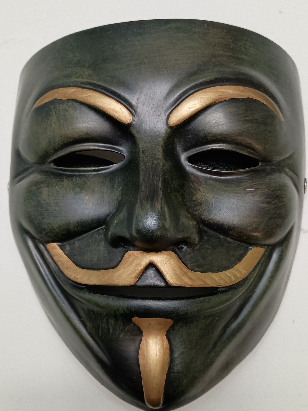 V For Vendetta Guy Fawkes Mask Quality Anonymous Halloween Resin Adjustable